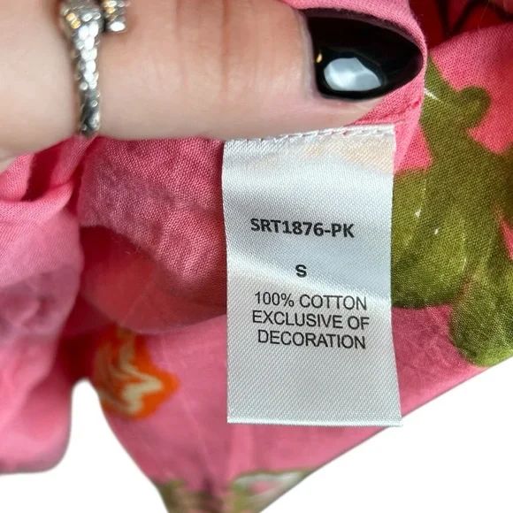 Boho Peasant Tiered Spring 2025 THML Ellen Flower Print Dress Size Small - Picture 5 of 5